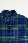 Vintage Lands' End Flannel Shirt 1