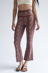 Chocolate Milk Border Print Bell Bottoms