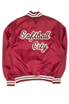 Vintage Softball City Pullover Varsity Jacket (1980s)