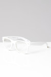 Square Neon Clear Glasses