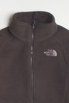 Brown Fleece North Face Lightweight Jacket