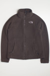 Brown Fleece North Face Lightweight Jacket