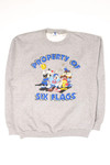 Vintage Looney Tunes 'Property Of Six Flags' Sweatshirt (1998)