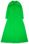 Vintage Green Button Collar Dress (1960s)