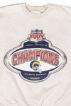 Vintage St. Louis Rams Super Bowl XXXIV Champions Sweatshirt (2000) 1