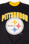 Vintage Color Block Sleeve Pittsburgh Steelers Sweatshirt (1995)