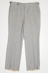 Vintage Blue Plaid Badowers Pants