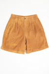 High Waisted Pleated Saddlebred Corduroy Shorts (sz. 10)