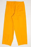 Sunburst Orange Cotton Pants (sz. W33)