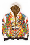 Ed Hardy Tiger Faux-Fur-Lined Hoodie