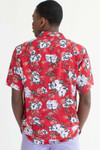 Retro Red Hibiscus Hawaiian Shirt