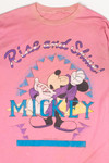 Vintage Rise and Shine Mickey T-Shirt Nightgown (1990s)