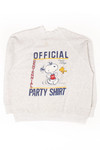 Vintage Snoopy Official Party Sweatshirt (1980s)