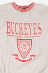 Vintage Ohio State Buckeyes Striped Sweatshirt (1990s)