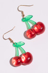 Lucky Cherry Charm Earrings