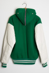 Green Varsity Jacket w/ Hood