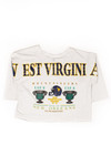 Vintage West Virginia Sugar Bowl Cropped Cutoff Sweatshirt (1994)