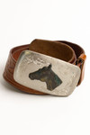 Vintage Kids Horse Buckle Belt