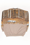 Vintage Deer In The Woods Sweatshirt (1990s) 1