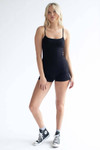 Black Cami Short Unitard