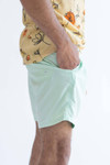 Pastel Mint Swim Shorts