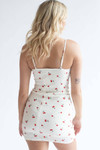 Cherry Print Eyelet Milkmaid Dress