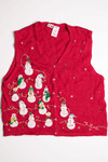 Red Ugly Christmas Vest