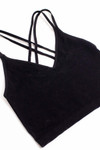 Black Double Strap Seamless Cami