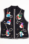 Black Ugly Christmas Vest 56803