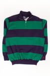 Vintage Polo By Ralph Lauren Zip Collar Sweatshirt (1990s)