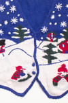 Blue Ugly Christmas Vest 58666