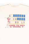 Vintage "Need to Buy a Vowel?" T-Shirt (1990s)