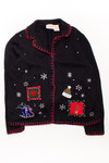 Black Ugly Christmas Cardigan 58642