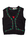 Black Ugly Christmas Vest 58674