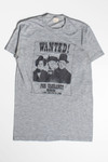 Vintage Three Stooges 'Wanted! For Vagrancy' T-Shirt (1970s)