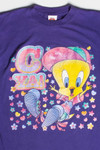 Vintage Tweety 'C Ya!' Glitter Graphic T-Shirt (1997)