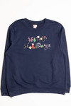 Blue Ugly Christmas Sweatshirt 59127