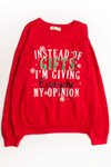 Red Ugly Christmas Sweatshirt 58763