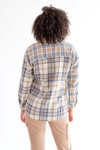 Sand & Indigo Spliced Plaid Shacket