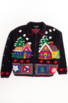 Black Ugly Christmas Cardigan 60006