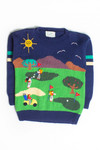 Vintage Golf Dolls Graphic Sweater (1980s)