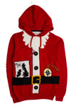 Red Ugly Christmas Hooded Sweater 60228