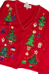 Red Ugly Christmas Cardigan 59212