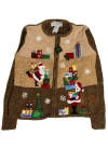 Brown Ugly Christmas Cardigan 59187