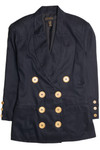 Black and Gold Trench Coat