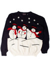 Singing Snowmen Ugly Christmas Pullover 59288