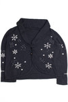 Black Ugly Christmas Cardigan 61064