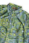 70's Digital Age Long Sleeve Button Up Shirt