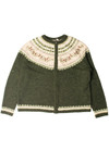 Green Leaves Sweater