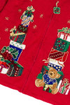 Red Present Stacks Ugly Christmas Sweater 62035